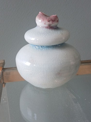 Vaso ceramica smaltata - in,