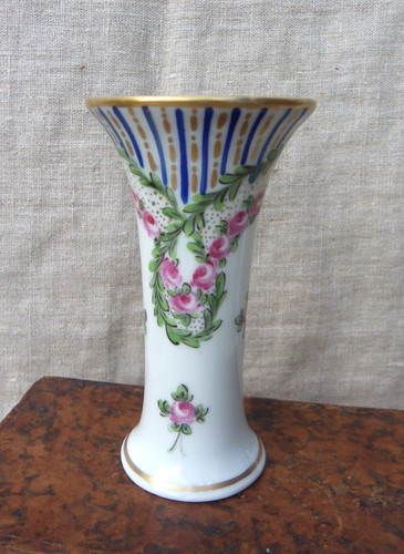 Vase porcelaine polychrome - vase,