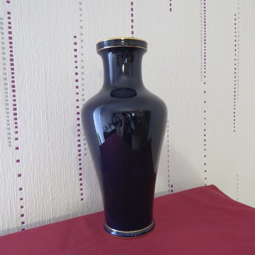 Grand vase porcelaine bleu - porcelaine,