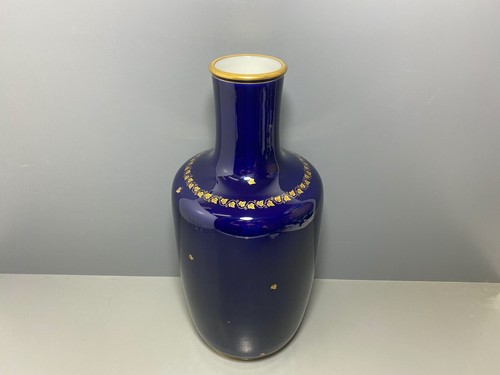 Vaso sevres fondo - blu, cobalto
