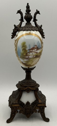 Vaso urna bronzo ceramica