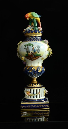 Sevres vaso pappagallo - sevres,