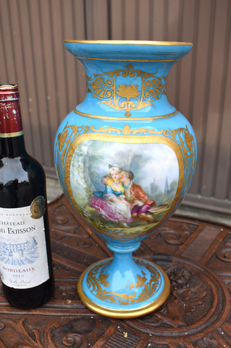 Vaso antico stile sevres - vaso,