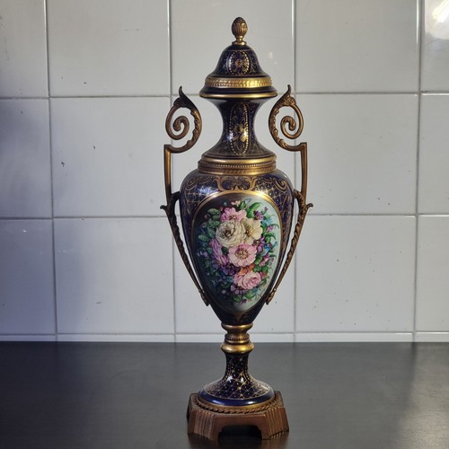 Potiche vaso ceramica - vaso, blu