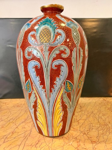 Grand vase sèvres faïence - sèvres, en