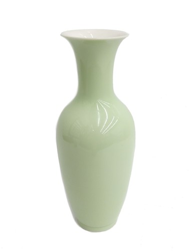 Vaso porcellana smaltata - , verde